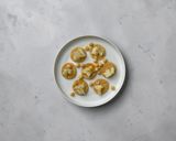 A picture of step 1 of Dahi papdi chaat.