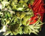 Foto del paso 5 de la receta: Carne al wok con verduras, salsa de soya y algas chinas