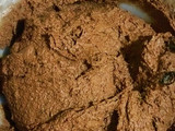 Muffins espelta y avena veganos, variante chocolate y tahine