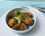 A picture of step 3 of Honey Chilli Potato.