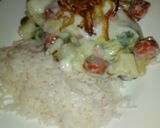 Foto del paso 7 de la receta: Papas con zapallito y salsa blanca ! 😋❤