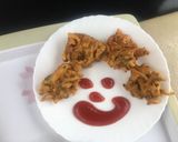 A picture of step 5 of Pyaz pakode/ bhajiya.