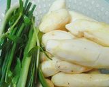 Hình bước làm 1 của món Canh khoai từ nấu tép