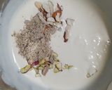 A picture of step 7 of Thandai chocolate.