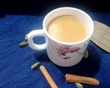 A picture of step 3 of Ashwagandha masala tea.