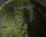 A picture of step 1 of Sarson ka Saag.