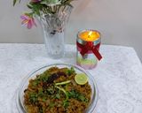 A picture of step 4 of Mutton mince do pyaza.