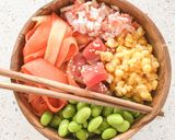 A picture of step 6 of Easy HOMEMADE Teriyaki Tuna Poke Bowl.