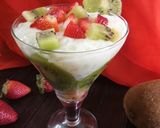 A picture of step 7 of Sago fruit delight.