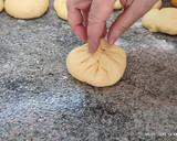 Foto del paso 8 de la receta: Bollos de calabaza rellenos de cabello de Ángel para Halloween