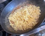 A picture of step 6 of Creamy Garlic Chicken Pasta with Tomato Spinach & Mushrooms.