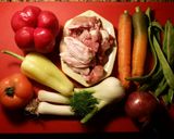 Foto del paso 1 de la receta: Sopa de verduras de temporada y pollo