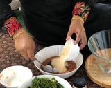 Gambar langkah 4 resipi Kerabu Pucuk Paku.