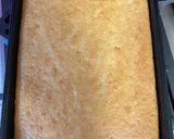 A picture of step 2 of Rasmalai Tres Leches cake.