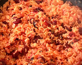 Foto del paso 5 de la receta: Arroz rosa con huevo