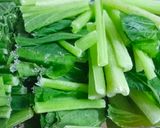 Hình bước làm 1 của món Canh cải ngọt nấu thịt xay