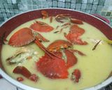 Gambar langkah 3 resipi Ketam masak lemak.