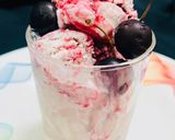 A picture of step 8 of Cherry ice cream.