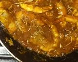 A picture of step 4 of Bhuna Chingri# DSR.