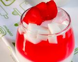 Foto langkah ke 8 dari resep Jelly santan strawberry.