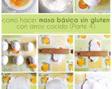 Foto del paso 29 de la receta: Masa básica con arroz cocido (SIN GLUTEN) para hacer pan, crackers, rapiditas y grisines (ECONÓMICA)