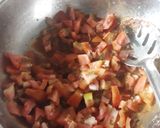 A picture of step 3 of Bindi curry.