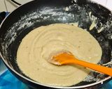 A picture of step 6 of Tiranga Kaaju Burfi.