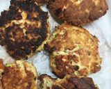 A picture of step 2 of Keto friendly Salmon Cakes with garlic Aioli.