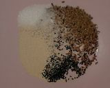 صورة لخطوة 1 من وصفة خبز بالفرينة القمح الكامل