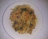 Foto del paso 4 de la receta: Tallarines con hongos y espinaca