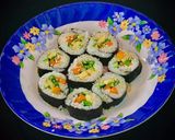 Hình bước làm 4 của món Cơm Cuộn