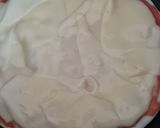 Foto del paso 3 de la receta: Pizza crujiente sin horno, sin levadura, sin polvo de hornear sin amasado, sin tiempo de leudado🍕