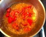A picture of step 4 of Aloo begun.
