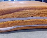 Foto del paso 7 de la receta: Tarta trufa y nata con cobertura de buttercream (25-30 raciones)