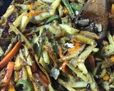 Foto del paso 1 de la receta: 🥔Revuelto de Gramajo Veggie!😌🥬