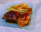 Foto del paso 4 de la receta: Muslo de pollo en salsa de refresco, sin gluten