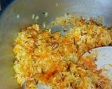 A picture of step 2 of Carrot rice#4weeks challenge #charityrecipe.