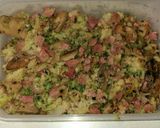 Foto del paso 6 de la receta: Salteado de champis, coliflor y brócoli con jamón