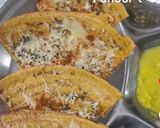 A picture of step 8 of Paneer Besan Chilla.