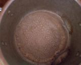 A picture of step 4 of Hokey pokey candy.