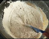 A picture of step 4 of Whole wheat oats jaggery cake.