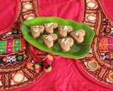 સુખડી હાર્ટ્સ (Sukhdi Hearts Recipe In Gujarati) રેસીપી સ્ટેપ3ફોટો