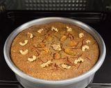 A picture of step 12 of Banana Sooji Cake.