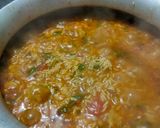 A picture of step 4 of Veg pulao.