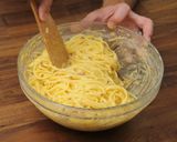 Klasszikus spagetti carbonara recept fázis 5 fotója
