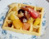Foto del paso 11 de la receta: Waffles con ensalada de frutas y helado