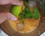 A picture of step 1 of Muskmelon pudina refreshing drink.