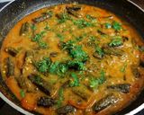 A picture of step 9 of Bhindi masala.