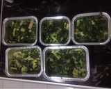 รูปขั้นตอนการทำที่ 9 ของ ผักโขมอบชีสคีโต Baked spinach with cheese keto ผักโขมอบชีสโลว์คาร์บ Lowcarb
