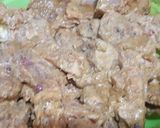 A picture of step 3 of Spicy fry chops.